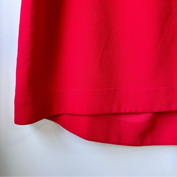MADEWELL Textured Red A-Line Short Sleeve Blouse - Picture 5 of 8